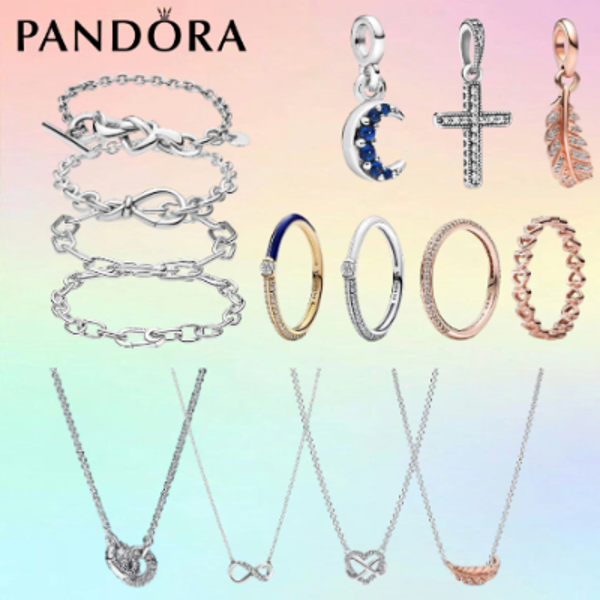 Pandora Necklace Jewelry Accessories Fashion Ring Bracelet True Decorations Collection